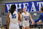 WBBall vs MHC  Wheaton College women's basketball vs Mount Holyoke College. - Photo By: KEITH NORDSTROM : Wheaton, basketball